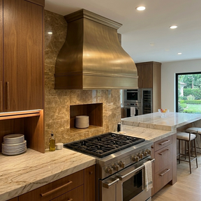 Fobest Florida Classic Bell Shaped Brass Range Hood FSS-506