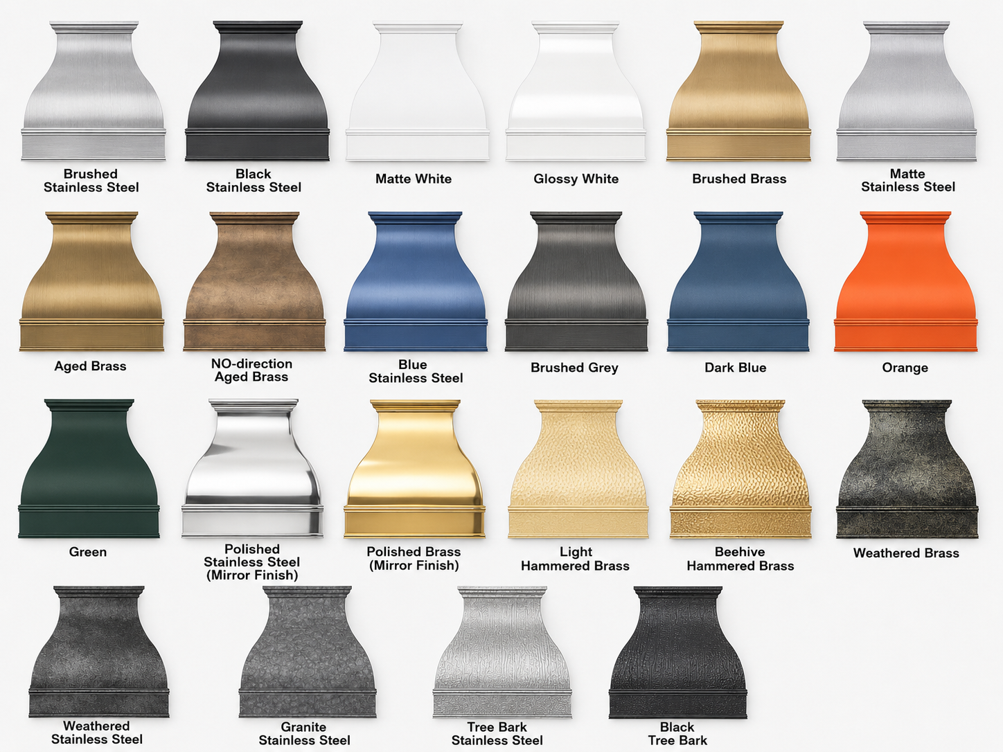 Fobest Florida Classic Bell Shaped Brass Range Hood FSS-506