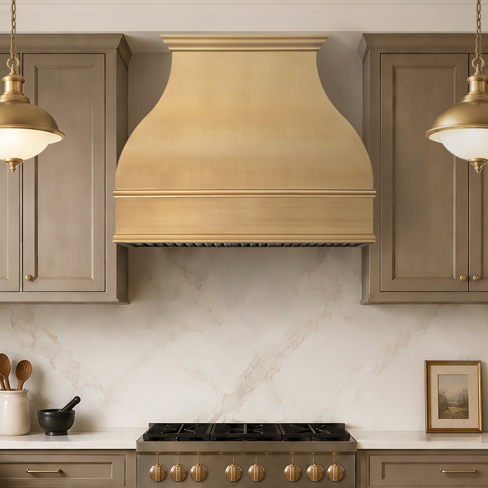 Fobest Florida Classic Bell Shaped Brass Range Hood FSS-506