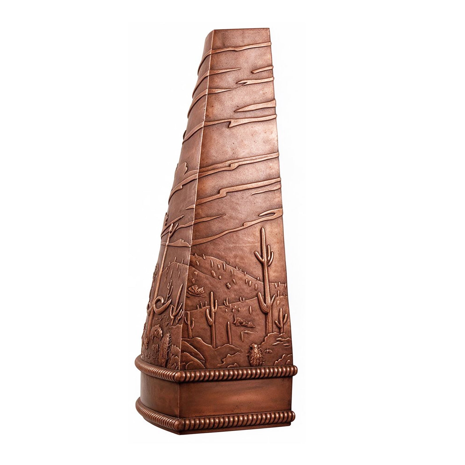Fobest Florida Custom Copper Range Hood with Desert Pattern FCP-402