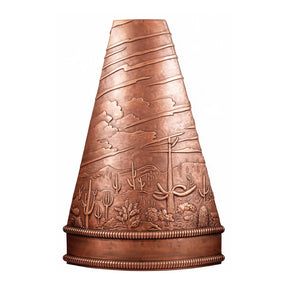 Fobest Florida Custom Copper Range Hood with Desert Pattern FCP-402