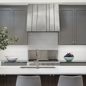 Fobest Florida Zinc Kitchen Range Hoods with Vertical Seams FSS-507