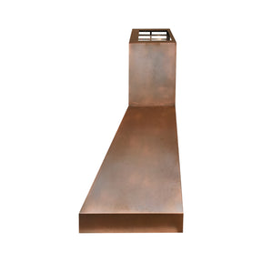 Fobest Geometric Copper Metal Range Hood with Clear Lines FCP-391