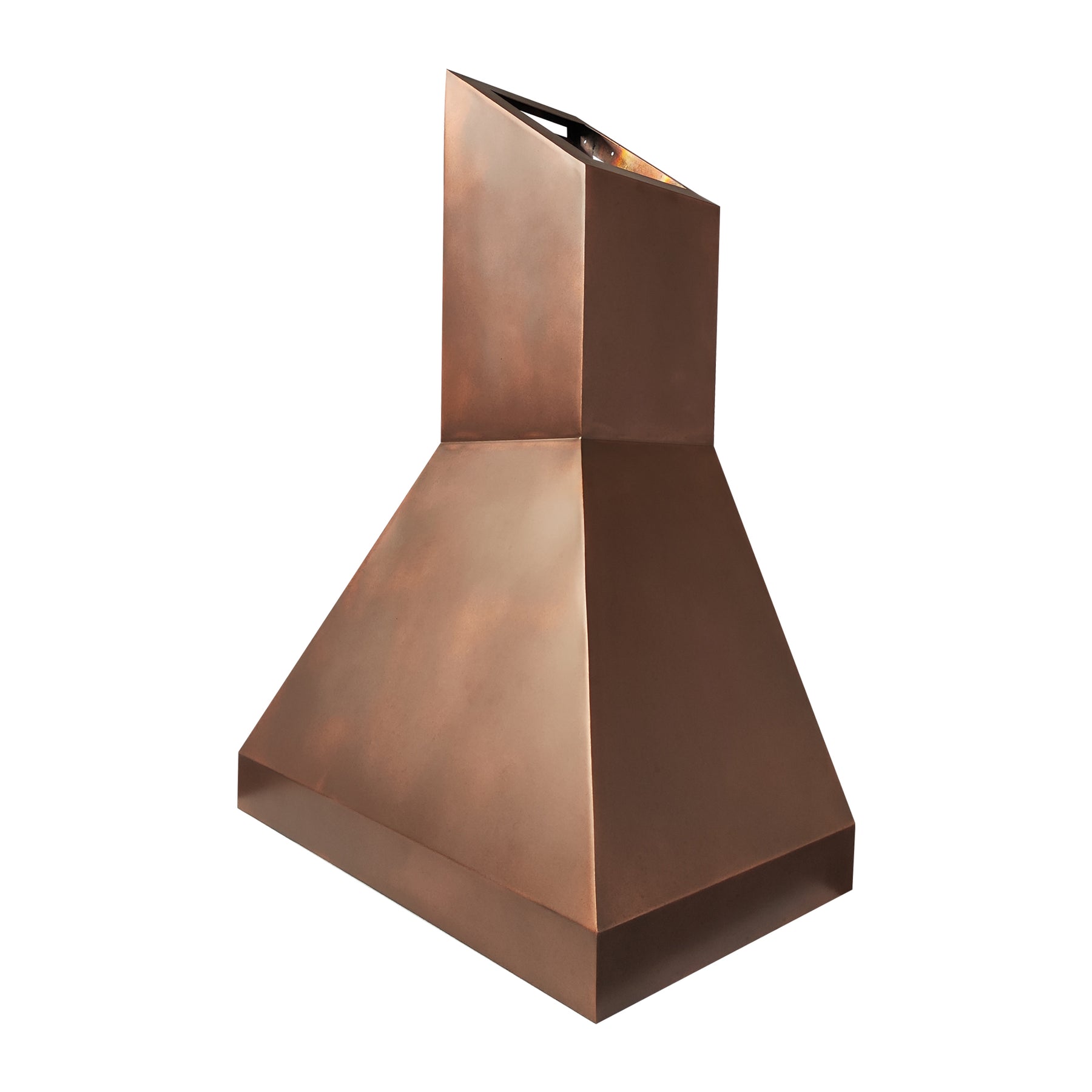 Fobest Geometric Copper Metal Range Hood with Clear Lines FCP-391