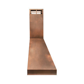 Fobest Geometric Copper Metal Range Hood with Clear Lines FCP-391