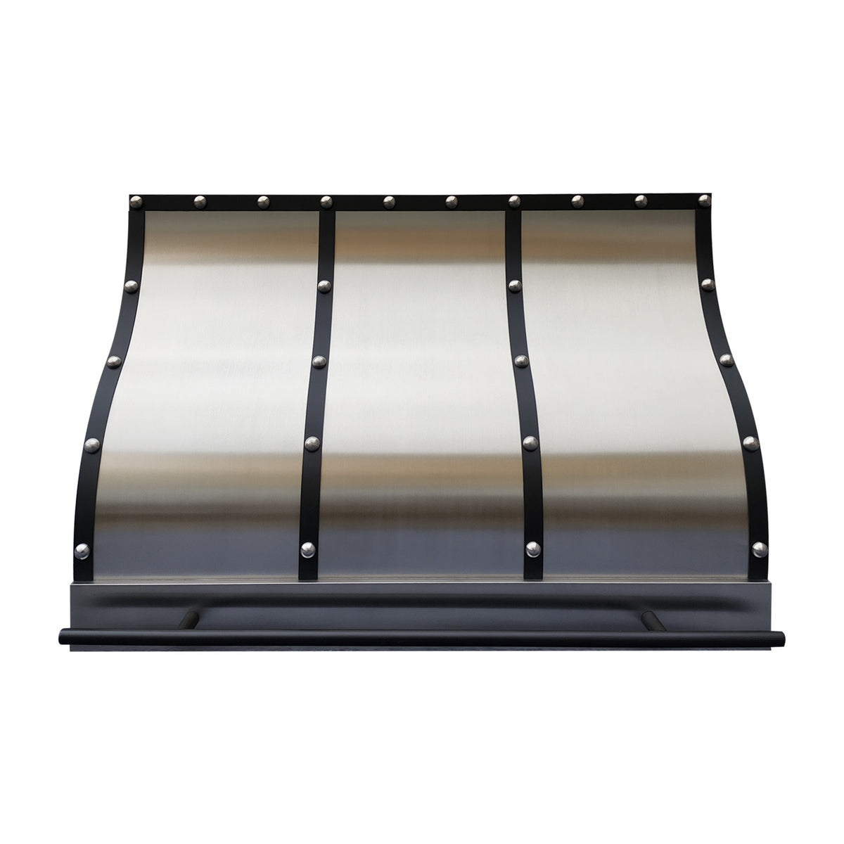 Fobest Georgia Stainless Steel Custom Range Hood with Black Accents FSS-515