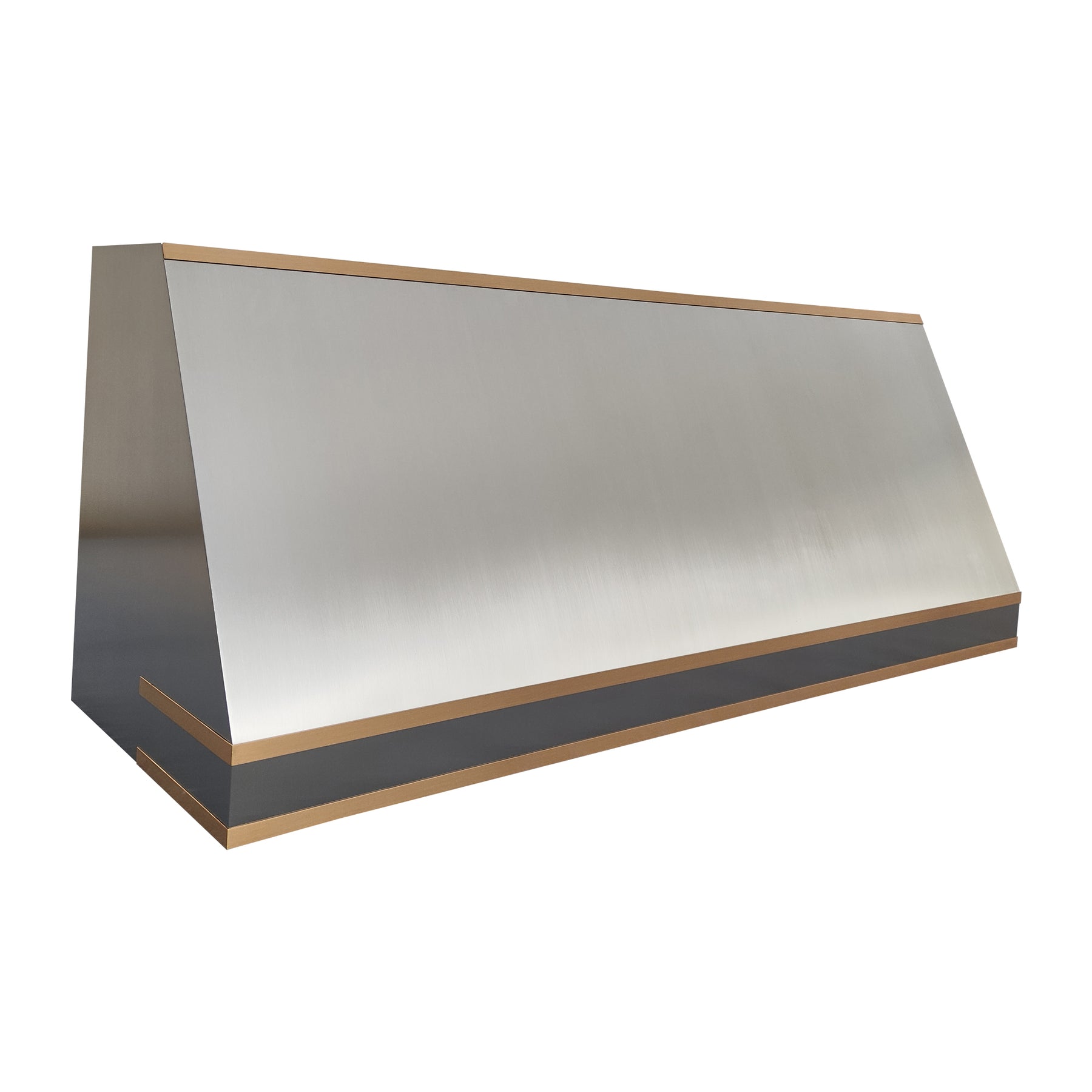 Fobest Georgia Stainless Steel Kitchen Hood with Brass Decor FSS-516