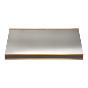 Fobest Georgia Stainless Steel Kitchen Hood with Brass Decor FSS-516
