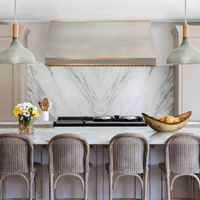 Fobest Georgia Stainless Steel Kitchen Hood with Brass Decor FSS-516