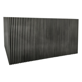 Fobest Grey Fluted Metal Range Hood Stainless Steel FSS-481