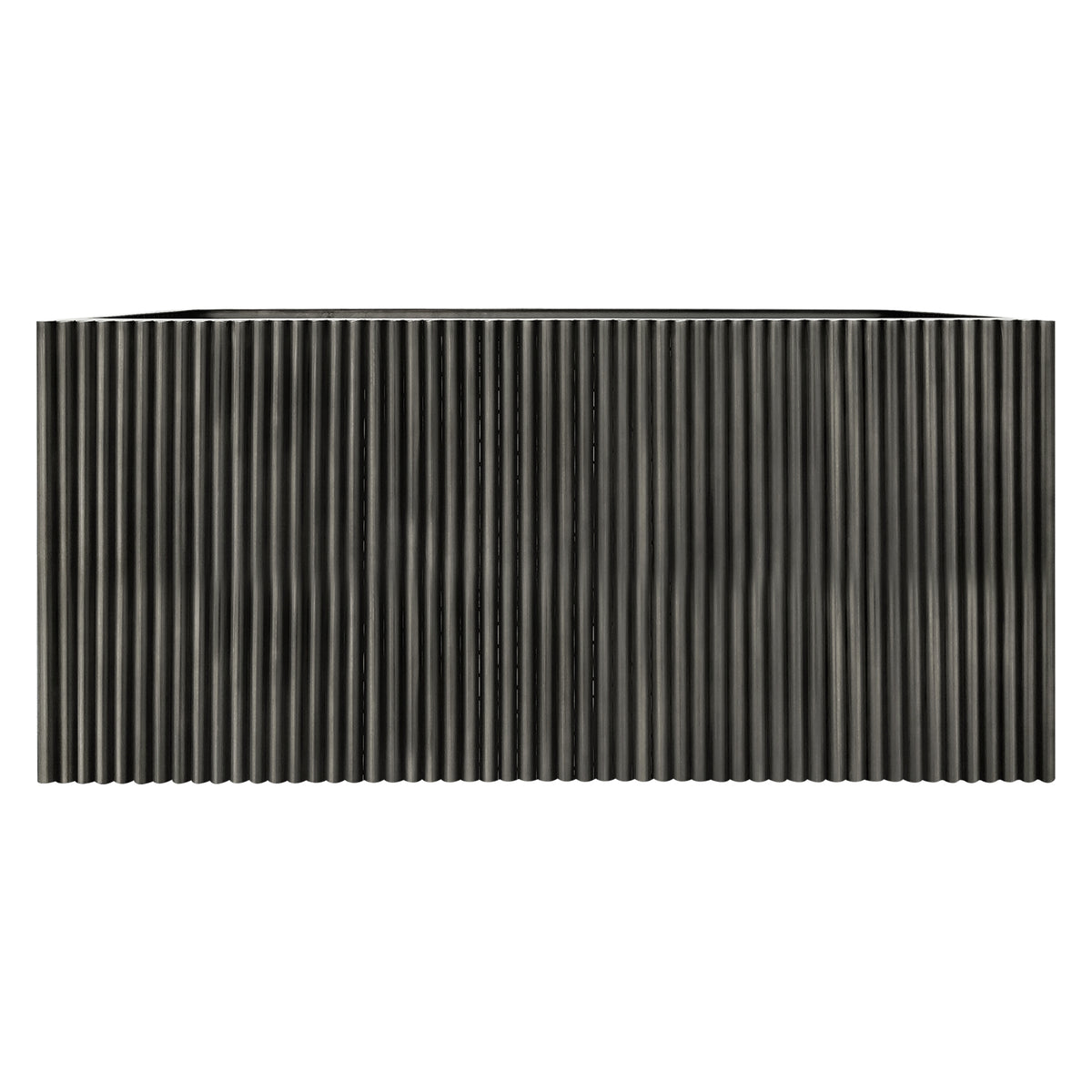 Fobest Grey Fluted Metal Range Hood Stainless Steel FSS-481