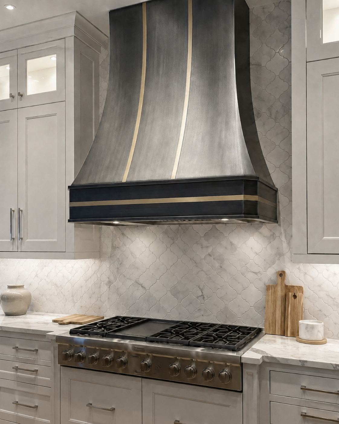 Fobest Grey Stainless Steel Custom Range Hood FSS-120