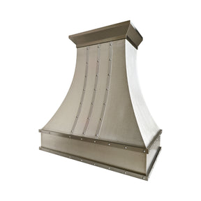 Fobest Hammered Stainless Steel Curved Custom Range Hood FSS-752