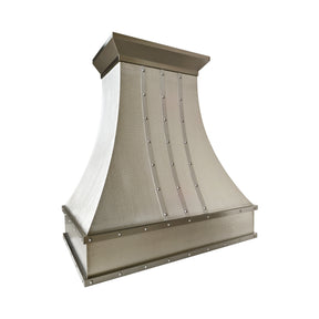 Fobest Hammered Stainless Steel Curved Custom Range Hood FSS-752