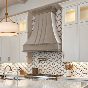Fobest Hammered Stainless Steel Curved Custom Range Hood FSS-752