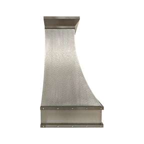 Fobest Hammered Stainless Steel Curved Custom Range Hood FSS-752