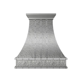Fobest Hammered Stainless Steel Range Hood with Square Rivets FSS-718