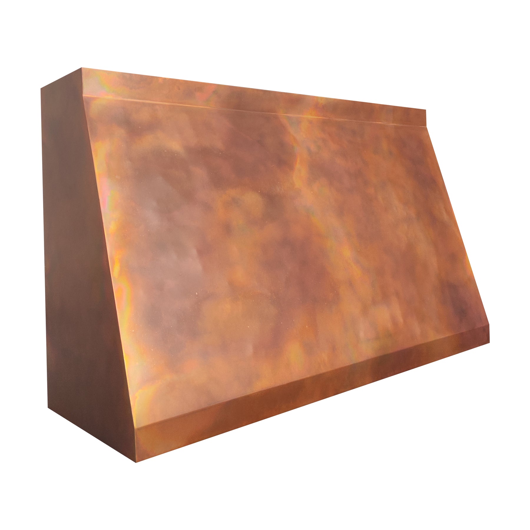 Fobest Hand-Hammered Fire Copper Range Hood for Artisan Luxury Kitchen FCP-313