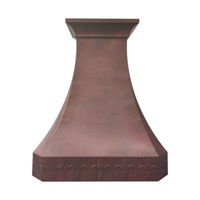 Fobest Hand Hammered Fire Copper Kitchen Hood FCP-322