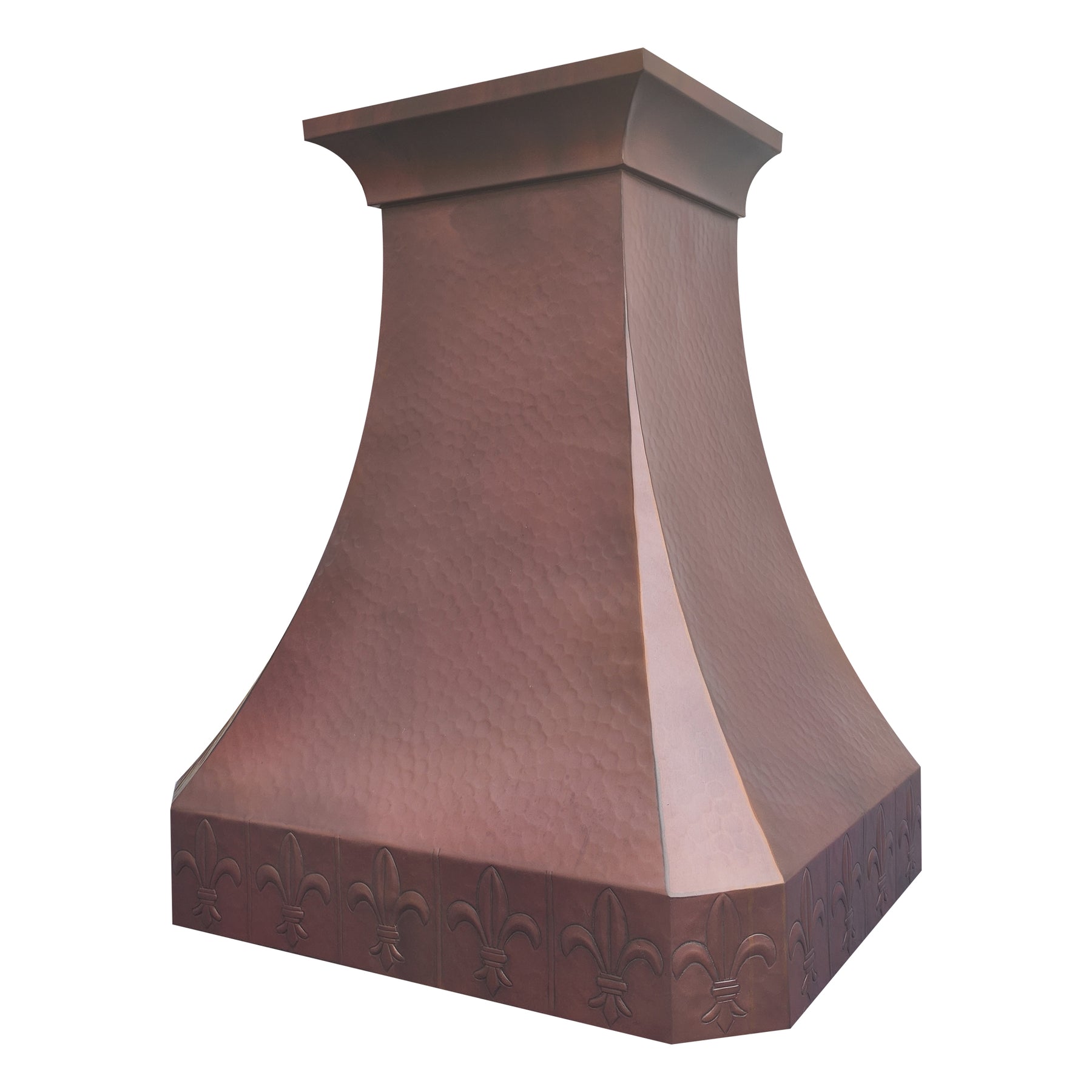 Fobest Hand Hammered Fire Copper Kitchen Hood FCP-322