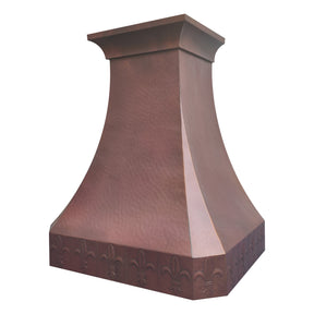 Fobest Hand Hammered Fire Copper Kitchen Hood FCP-322
