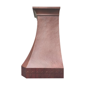 Fobest Hand Hammered Fire Copper Kitchen Hood FCP-322