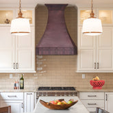 Fobest Hand Hammered Fire Copper Kitchen Hood FCP-322