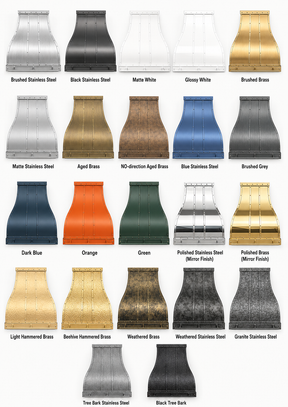 Fobest Handcrafted Brushed Brass Range Hood FSS-86