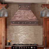 Fobest Handcrafted Copper Kitchen Range Hood with Hammered Texture FCP-334