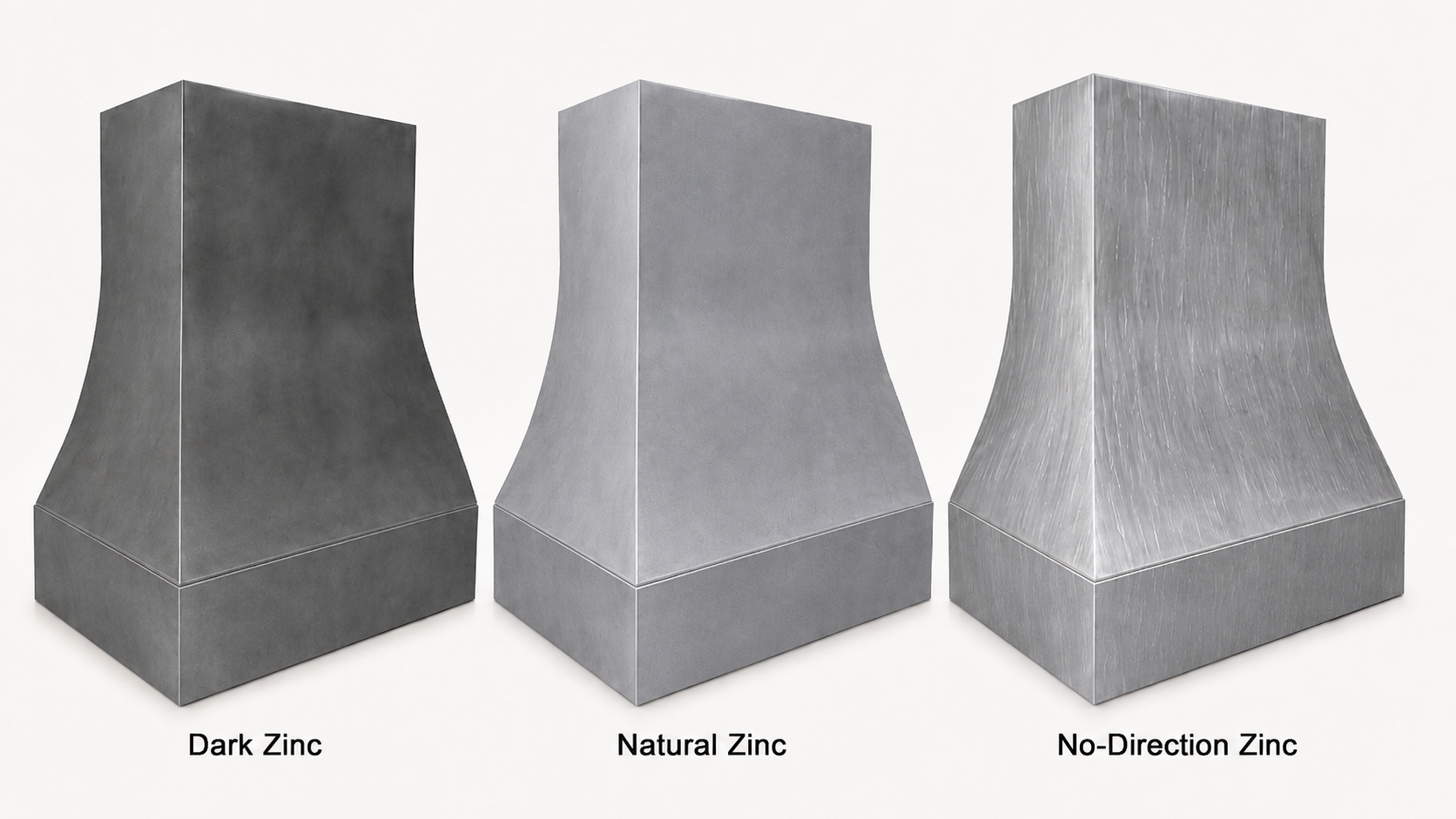 Fobest Handcrafted Dark Zinc Rustic Kitchen Range Hood FSS-551