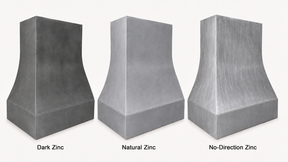 Fobest Handcrafted Dark Zinc Rustic Kitchen Range Hood FSS-551