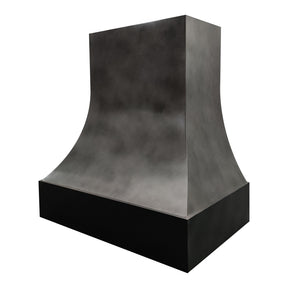 Fobest Handcrafted Dark Zinc Rustic Kitchen Range Hood FSS-551