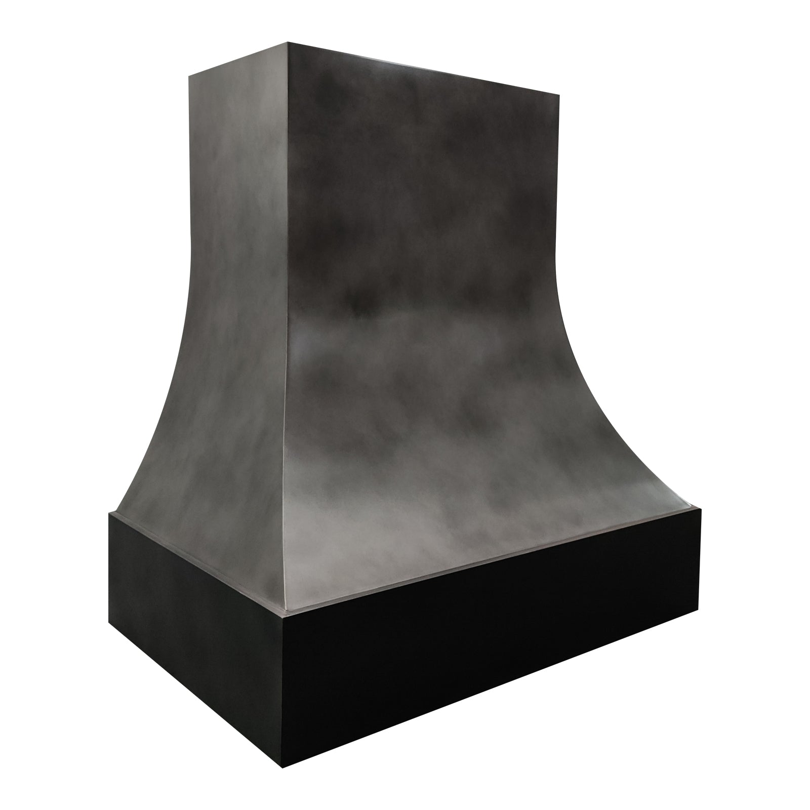 Fobest Handcrafted Dark Zinc Rustic Kitchen Range Hood FSS-551