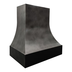 Fobest Handcrafted Dark Zinc Rustic Kitchen Range Hood FSS-551