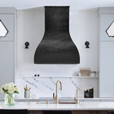 Fobest Handcrafted Bronze Kitchen Range Hood with Hammered Texture FCP-329