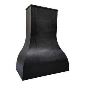 Fobest Handcrafted Bronze Kitchen Range Hood with Hammered Texture FCP-329