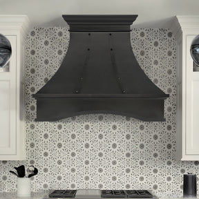Fobest Handcrafted Oil Rubbed Kitchen Metal Range Hood with Arched Design FCP-389