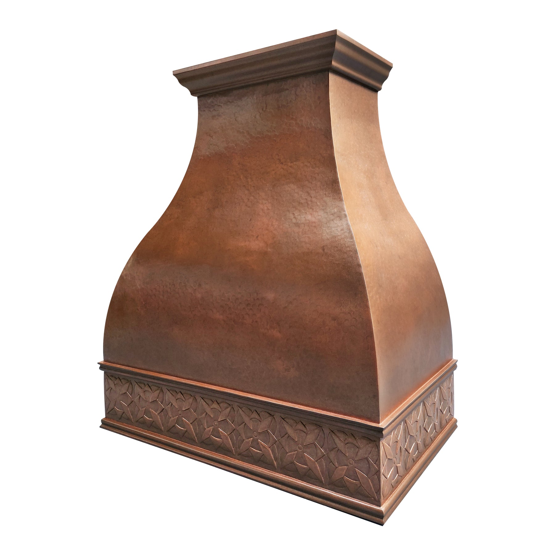 Fobest Handcrafted Vintage Copper Bell Shaped Custom Range Hood FCP-341