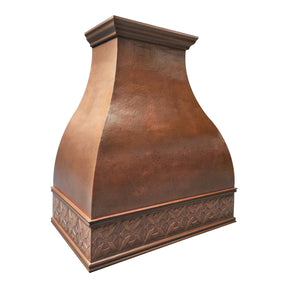 Fobest Handcrafted Vintage Copper Bell Shaped Custom Range Hood FCP-341