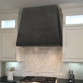 Fobest Handmade Dark Zinc Tapered Range Hood FSS-644