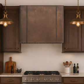 Fobest Handmade Vintage Copper Range Hood in Box Design FCP-384