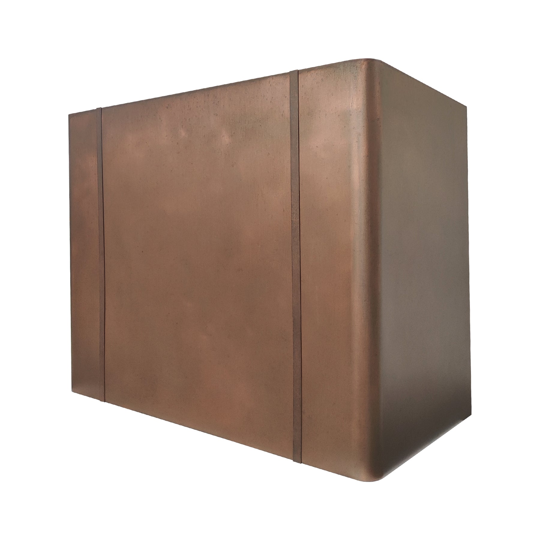 Fobest Handmade Vintage Copper Range Hood in Box Design FCP-384