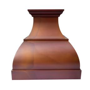 Fobest Instock Island Copper Range Hood (36"W x 27"D x 27"H)
