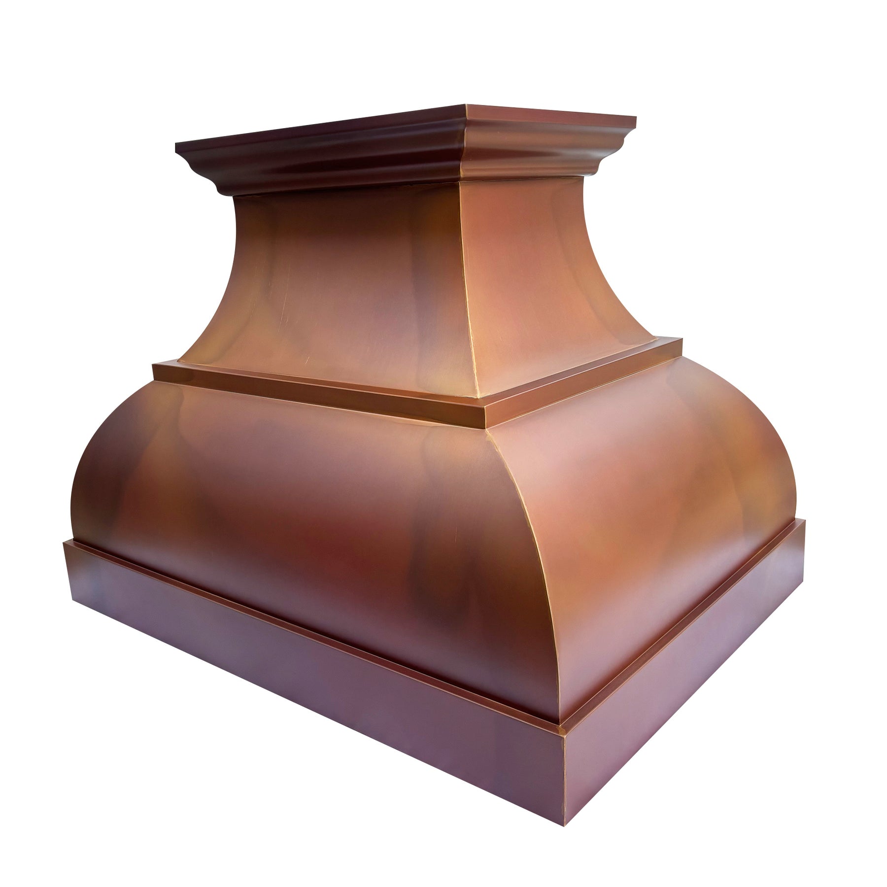 Fobest Instock Island Copper Range Hood (36"W x 27"D x 27"H)