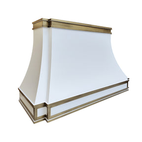Fobest Instock Kitchen Range Hood with Copper Trims FSS-346 (61"W x 23"D x 37 1/2H")