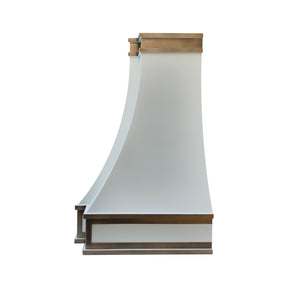 Fobest Instock Kitchen Range Hood with Copper Trims FSS-346 (61"W x 23"D x 37 1/2H")