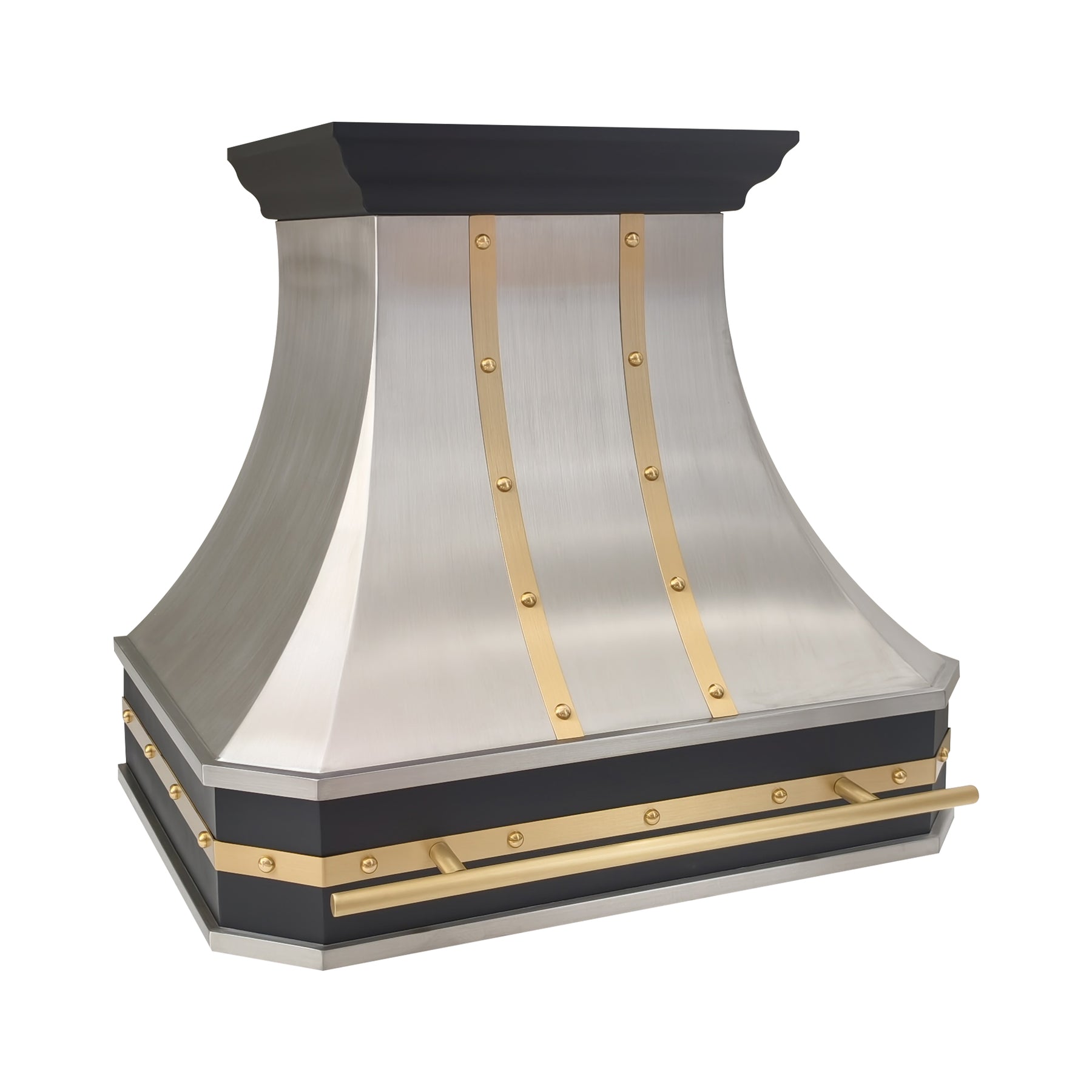 Fobest Intersect Stainless Steel Range Hood with Three Metal Finishes FSS-737
