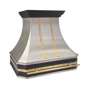 Fobest Intersect Stainless Steel Range Hood with Three Metal Finishes FSS-737