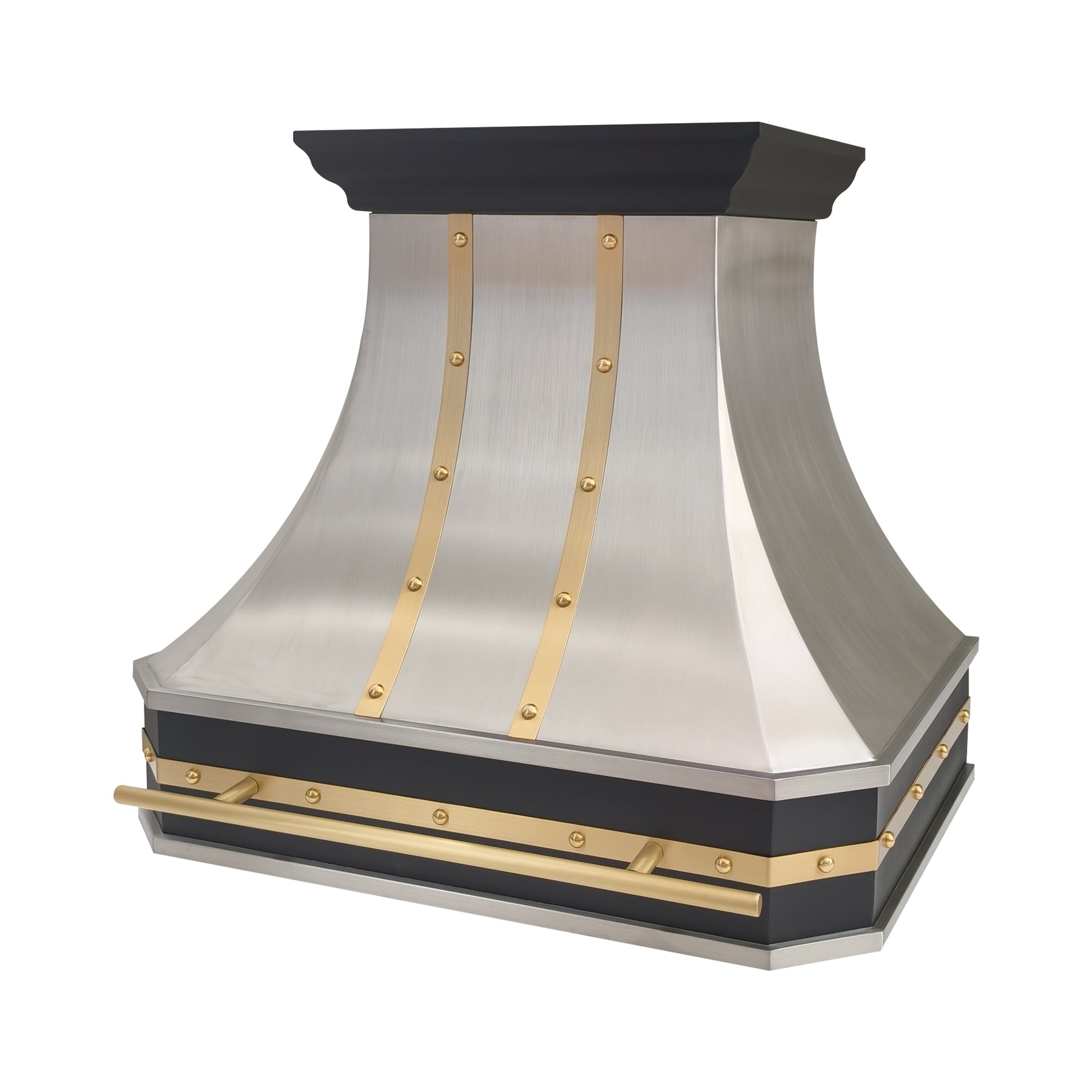 Fobest Intersect Stainless Steel Range Hood with Three Metal Finishes FSS-737