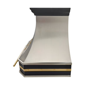 Fobest Intersect Stainless Steel Range Hood with Three Metal Finishes FSS-737